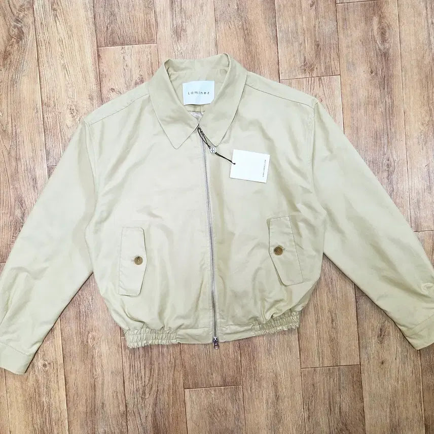 [BUNJANG] LAMINEZ Two-Way Minimal Blouson Jacket Free Size / 라미네즈(LAMINEZ) 투웨이 미니멀 블루종 자켓 프리사이즈 새상품