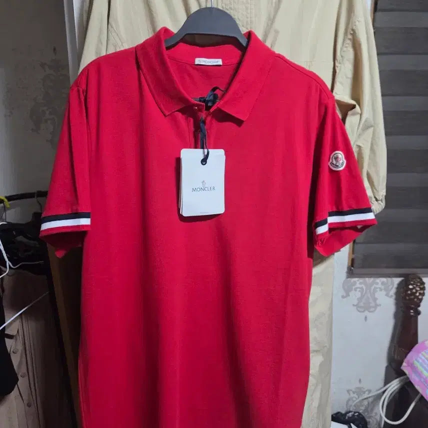 [BUNJANG] Moncler Polo T-Shirt / 몽클레어 폴로티 거의새제품급 (텍+쇼핑백)
