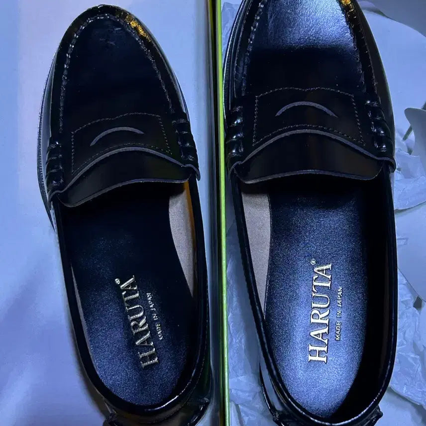 [BUNJANG] Haruta Penny Loafers HS-304 Black Genuine Leather / 하루타 소가죽 페니로퍼 HS-304_BLACK