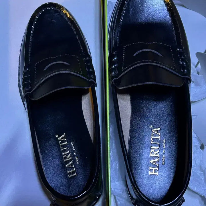 [BUNJANG] Haruta Penny Loafers HS-304 Black Genuine Leather / 하루타 소가죽 페니로퍼 HS-304_BLACK