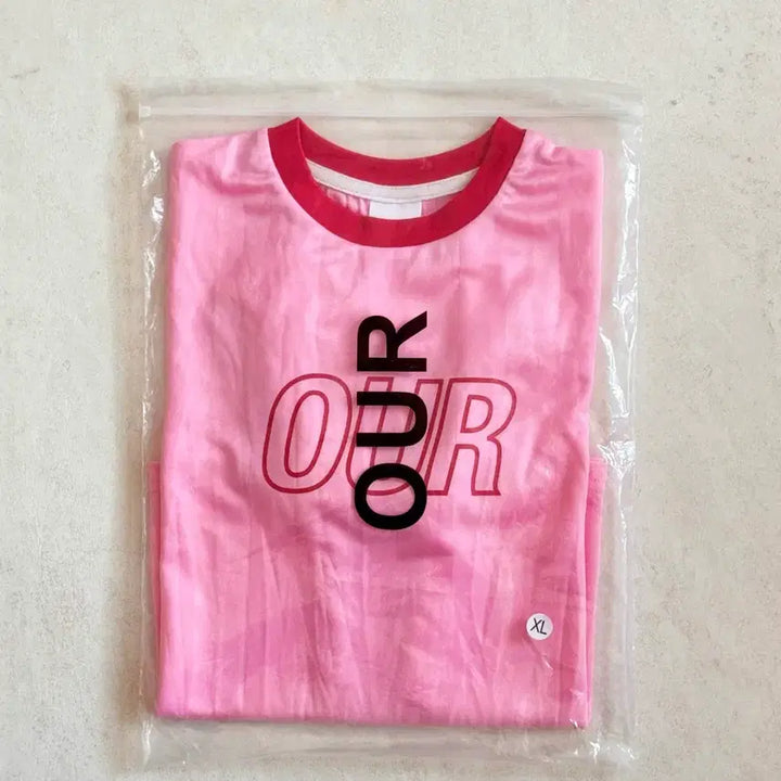 [BUNJANG] Our Uniform Tee Pink XL / 새상품) 아워 유니폼티 xl 핑크