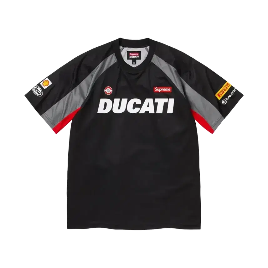 [BUNJANG] Supreme x Ducati Soccer Jersey Black / 슈프림 x 두카티 사커 저지 블랙