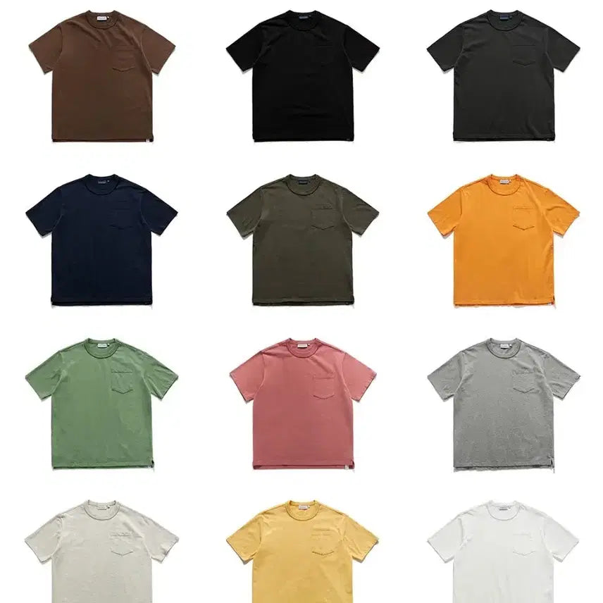 [BUNJANG] Eastlogue Permanent Pocket T-Shirt (M Size) / [M사이즈] 이스트로그퍼머넌트 포켓반팔티 올리브,오트밀