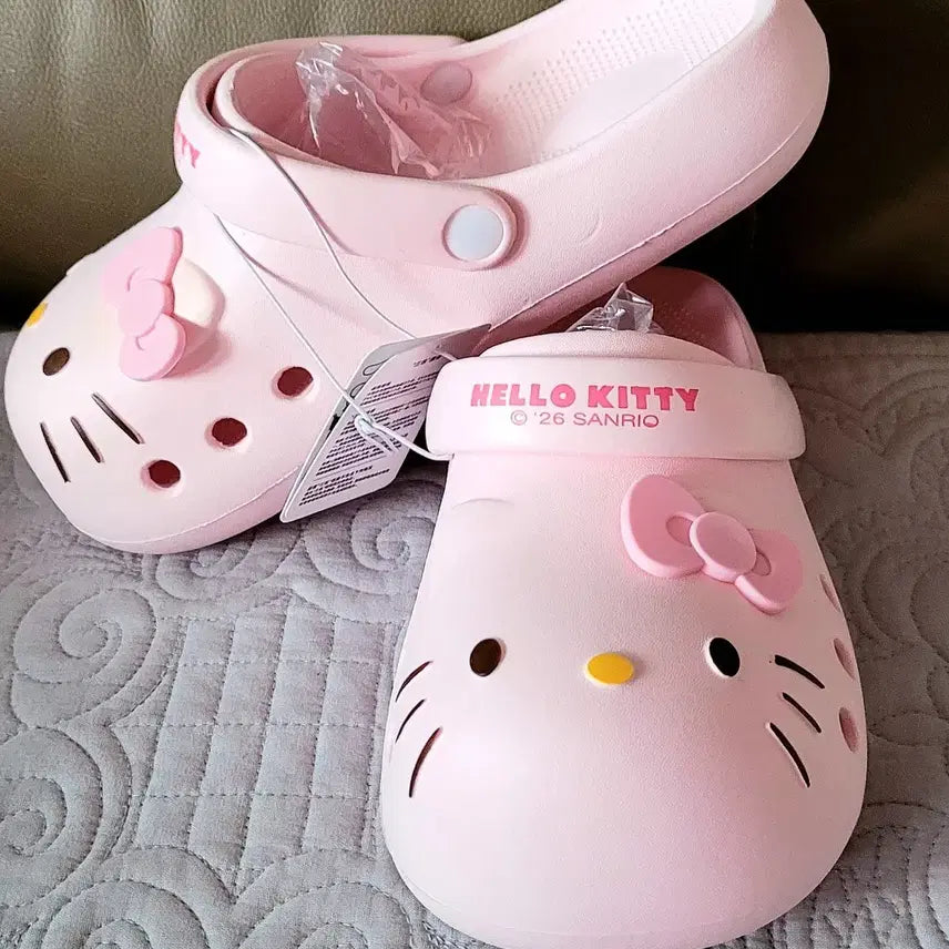 [BUNJANG] Sanrio Hello Kitty Crocs-Style Sandals (Sealed) / 산리오 정품 헬로키티 크록스st 샌들(미개봉새상품)