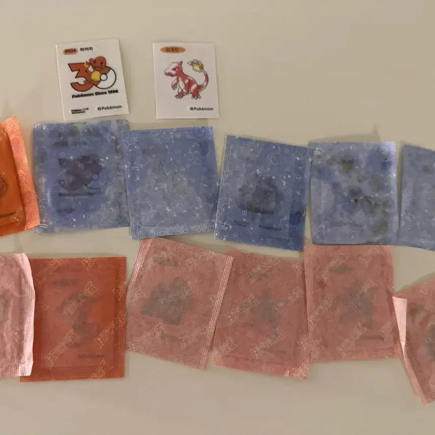 [BUNJANG] Pokemon 30th Anniversary Stickers (Bundle Set of 14) / 포켓몬 30주년 띠뿌씰 (14개)