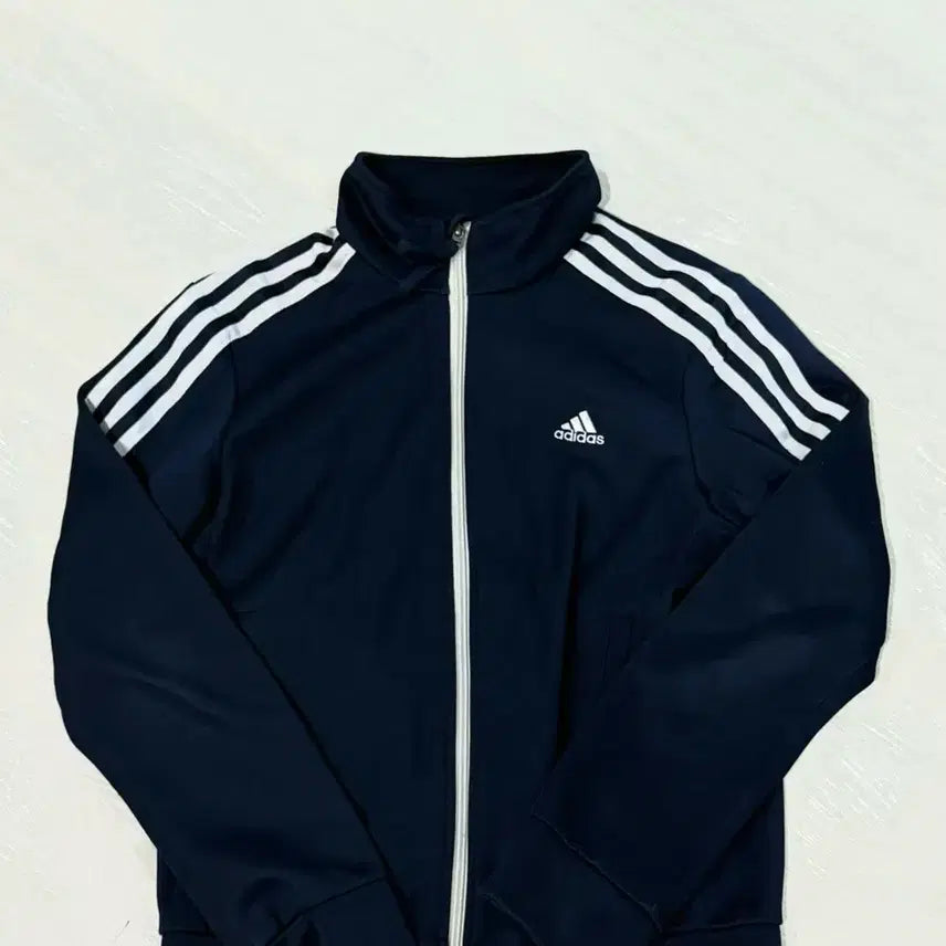 [BUNJANG] Adidas Navy Track Top Jersey S / 아디다스 네이비 져지 트랙탑 s