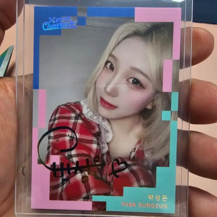 [BUNJANG] Park Sung Eun Cheerleader 1 of 1 Autograph Card / 치어리더 박성은 1of1 인쇄오토