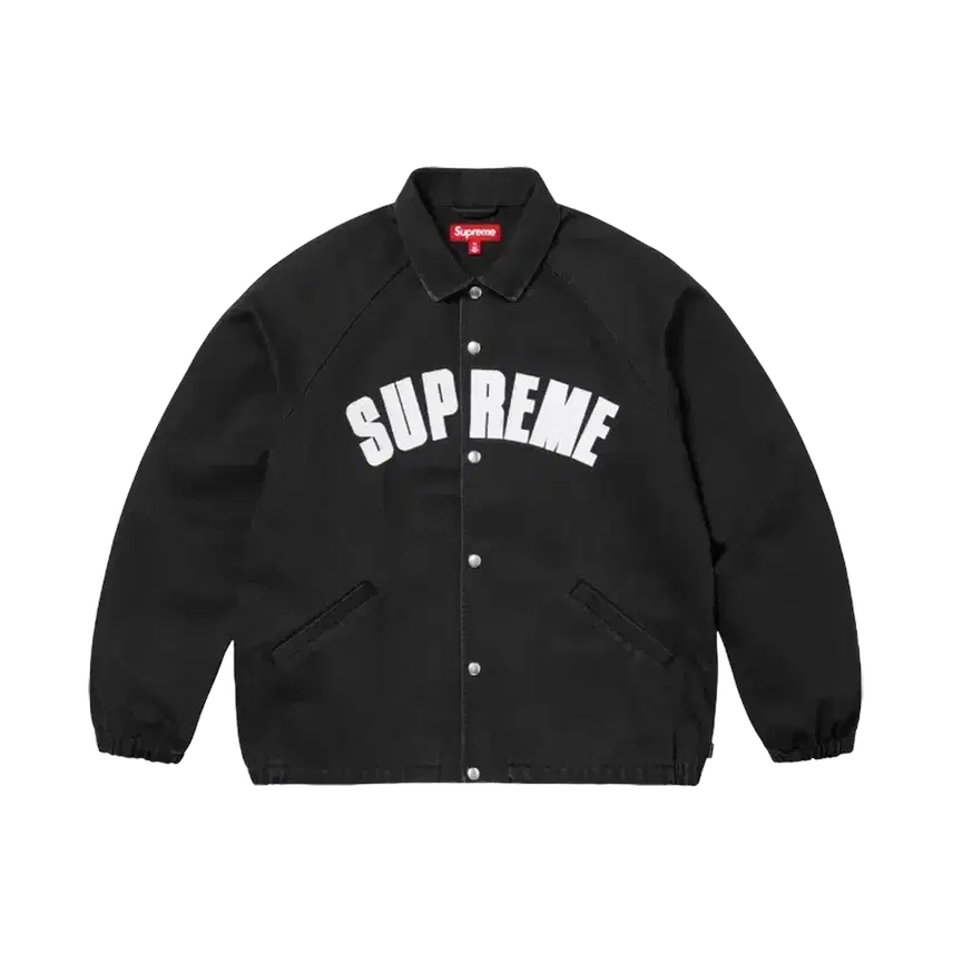 [BUNJANG] Supreme Arc Denim Coach Jacket Black / 슈프림 아크 데님 코치 자켓 블랙 - 25SS