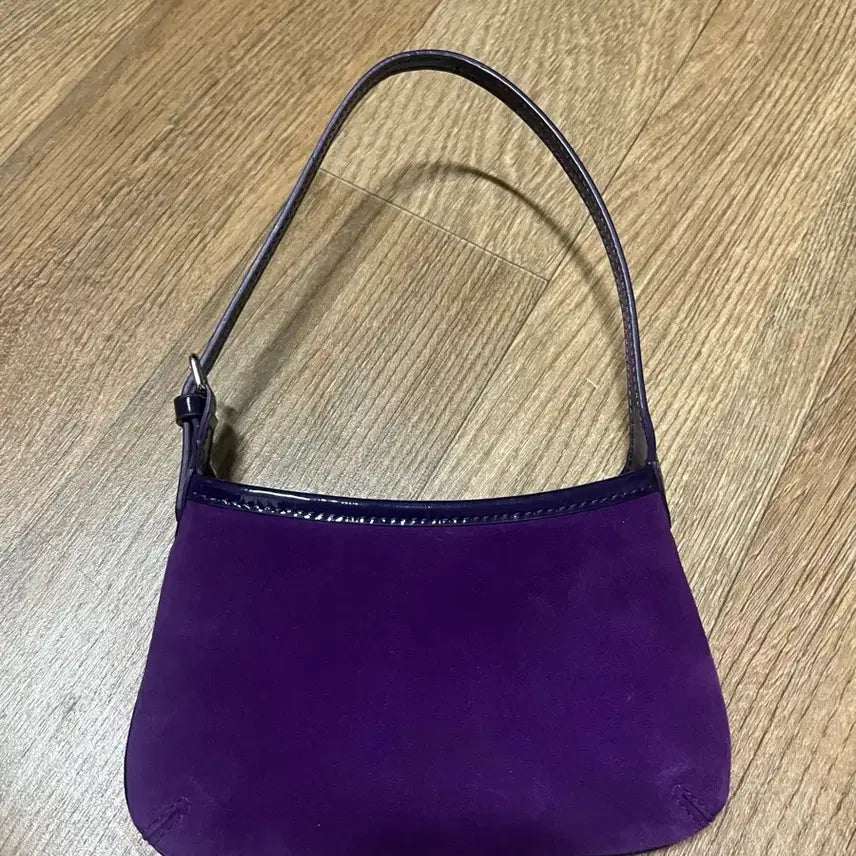 [BUNJANG] Portsports Top Handle Bag Mini Purple Suede / 포츠포츠 탑핸들백 미니 퍼플