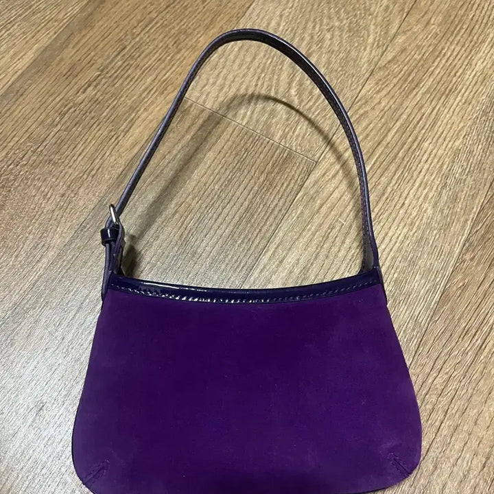 [BUNJANG] Portsports Top Handle Bag Mini Purple Suede / 포츠포츠 탑핸들백 미니 퍼플