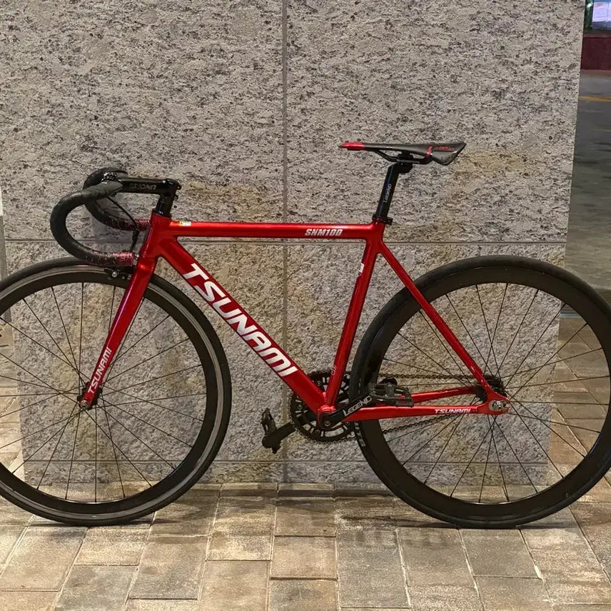[BUNJANG] TSUNAMI SNM100 Pixie Fixed Gear Bicycle / TSUNAMI SNM100 픽시 레드와인