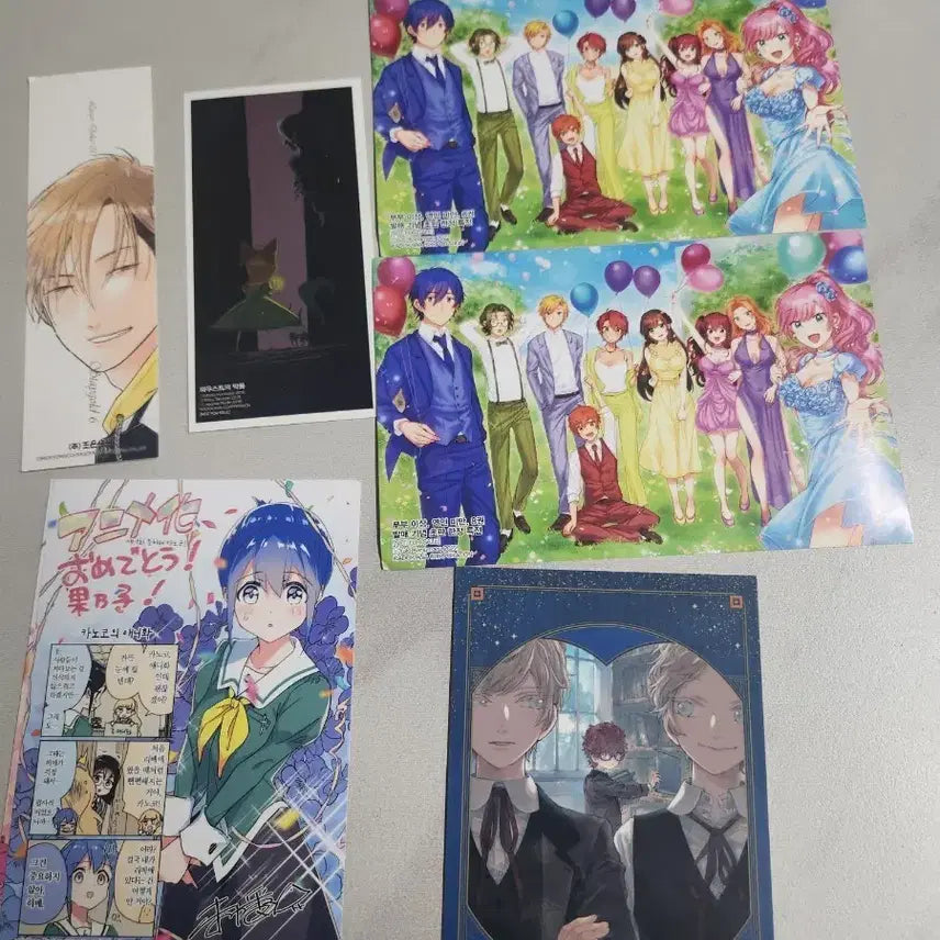 [BUNJANG] Light Novel Exclusive Bonus Bookmark Set / 라노벨 특전 부록 책갈피 팝니다(7)