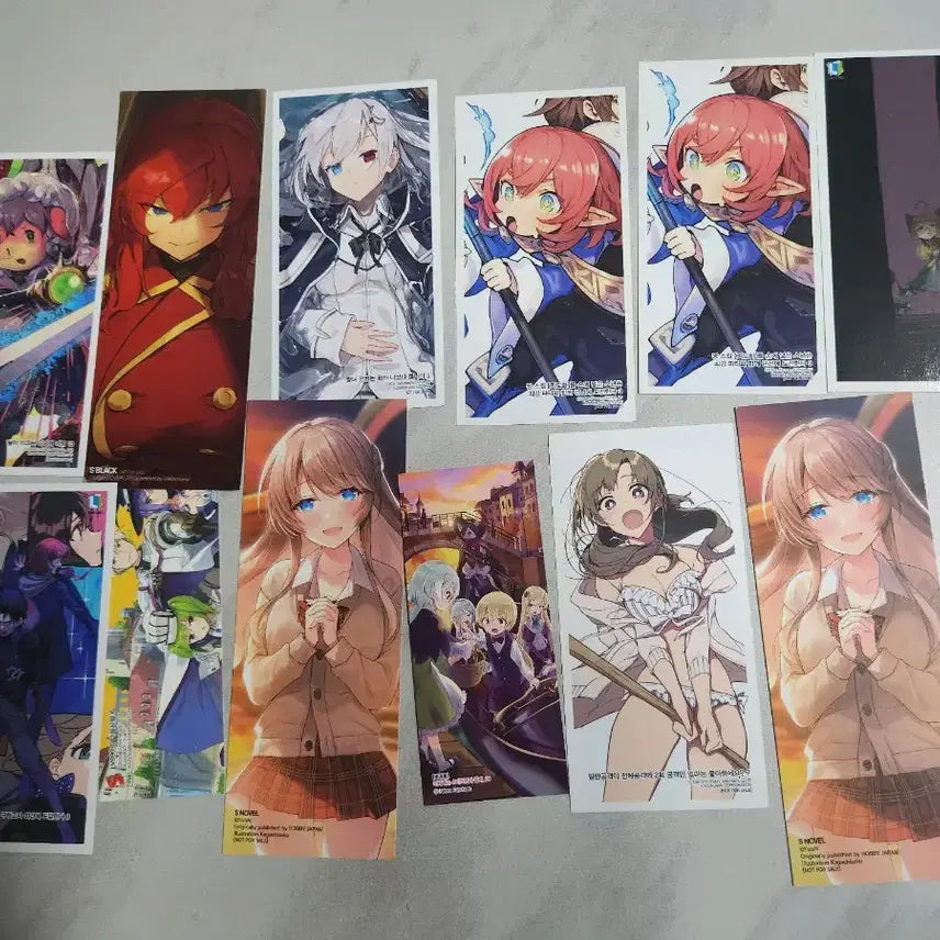 [BUNJANG] Light Novel Exclusive Bonus Bookmark Set / 라노벨 특전 부록 책갈피 팝니다(7)
