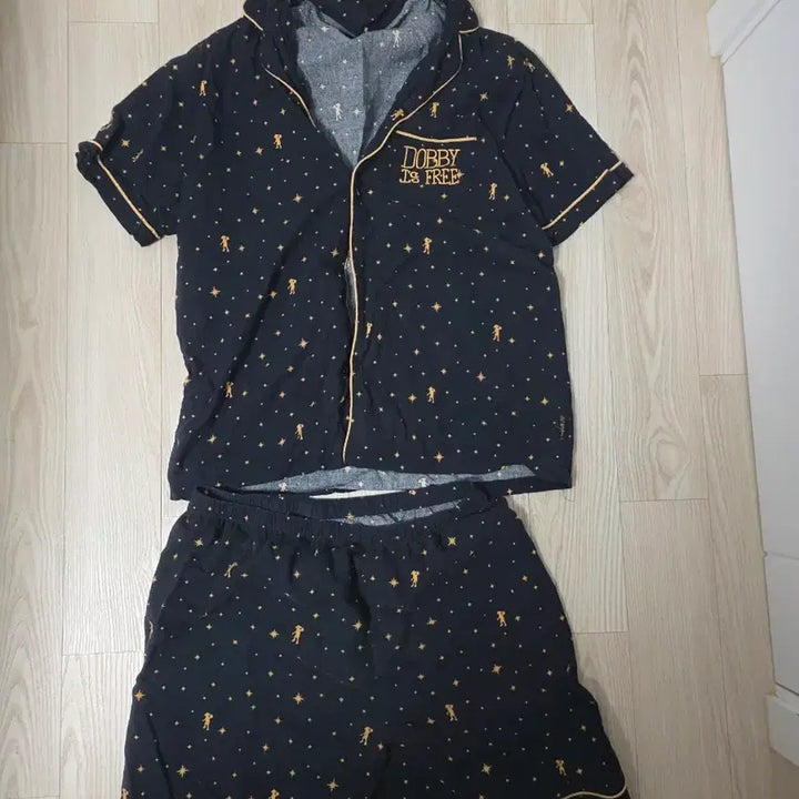 [BUNJANG] SPAO Harry Potter Dobby Pajamas Black Short Sleeve Shorts Set XL / [XL] 스파오 해리포터 도비잠옷 블랙 반팔 반바지
