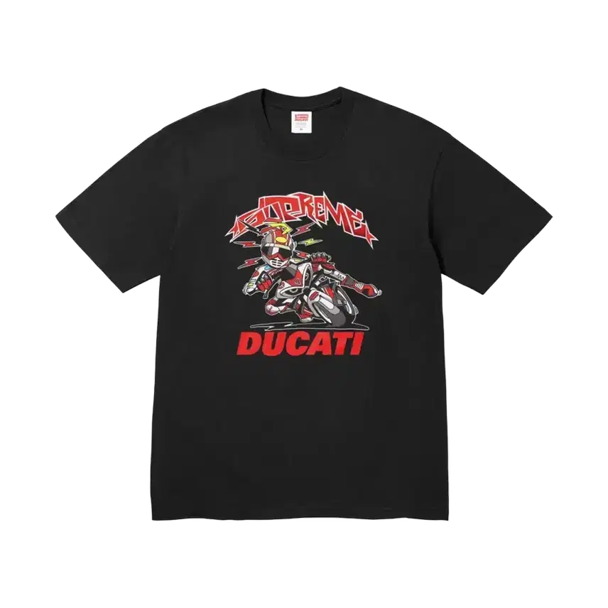 [BUNJANG] Supreme x Ducati Bike T-Shirt Black (24SS) / 슈프림 x 두카티 바이크 티셔츠 블랙 - 24SS