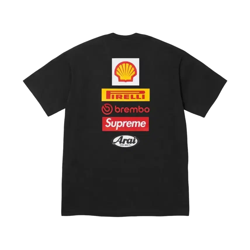 [BUNJANG] Supreme x Ducati Logo T-Shirt Black 24SS / 슈프림 x 두카티 로고 티셔츠 블랙 - 24SS