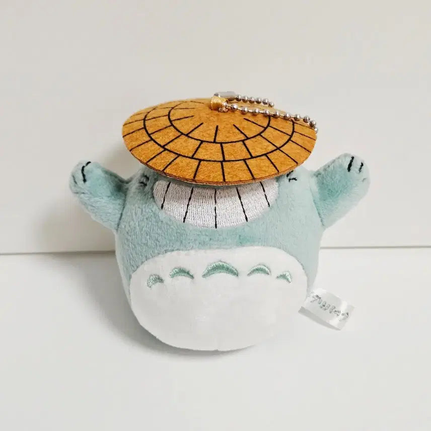 [BUNJANG] Nagoya Ghibli Park Limited Totoro Hat Doll Keychain / 나고야 지브리파크 한정 토토로 삿갓 민트 인형 키링