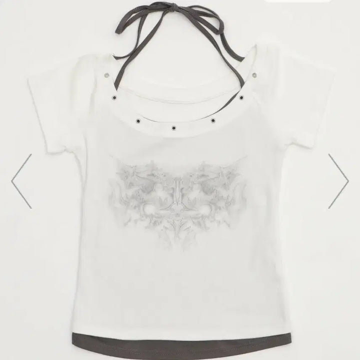 [BUNJANG] Layered Shirring Short Sleeve T-Shirt / 레이어드 셔링 반팔티