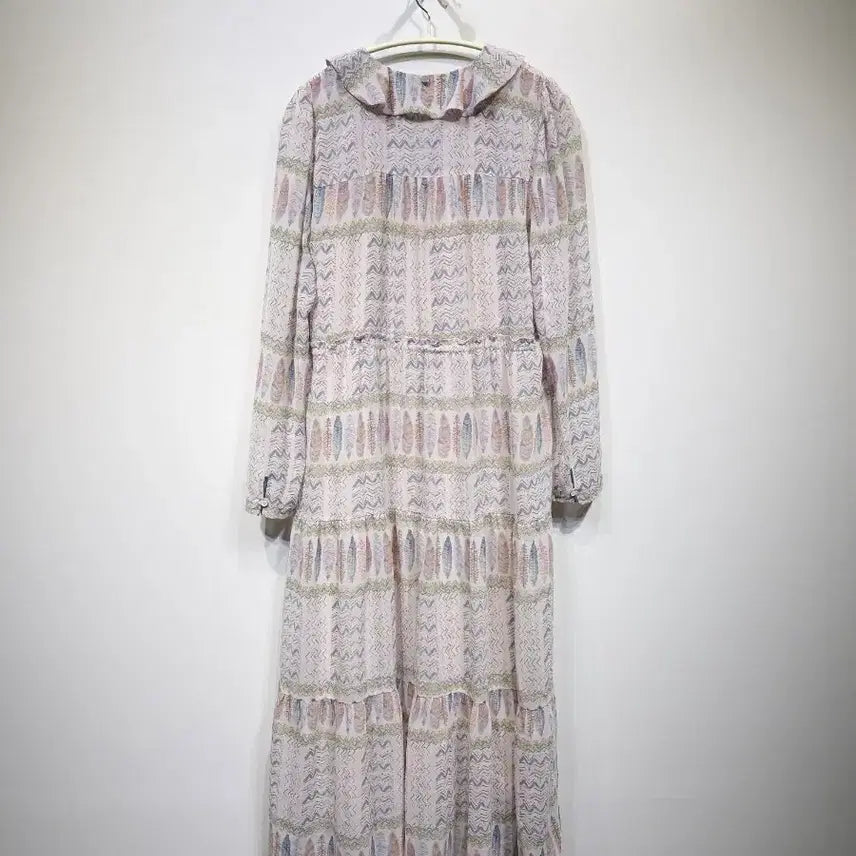 [BUNJANG] Thursday Island Neck Frill Long Dress / 썰스데이아일랜드(Thursday Island)넥 프릴 롱 원피스