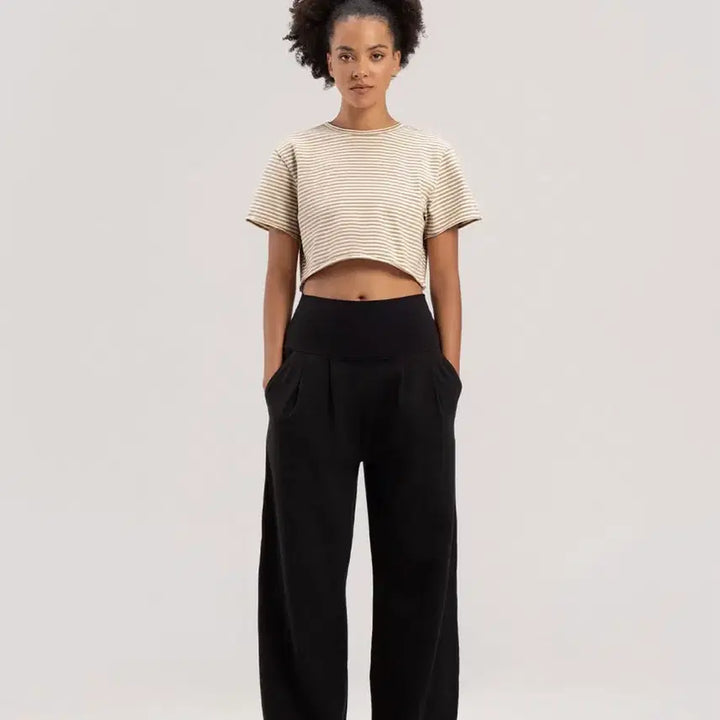 [BUNJANG] BuddyMoodra Fortune Straight Pants - Black (Size S) / (새상품) 부디무드라 포춘 스트레이트 팬츠 S