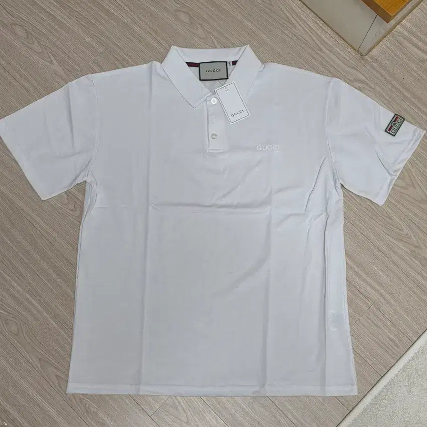 [SOLD OUT] (2XL/새상품) 구찌 GUCCI 카라 반팔티 화이트