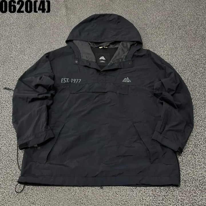 [BUNJANG] Gregory Black Anorak Windbreaker (Vintage) / [L] 그레고리 | 블랙 아노락 바람막이 (빈티지 0620)