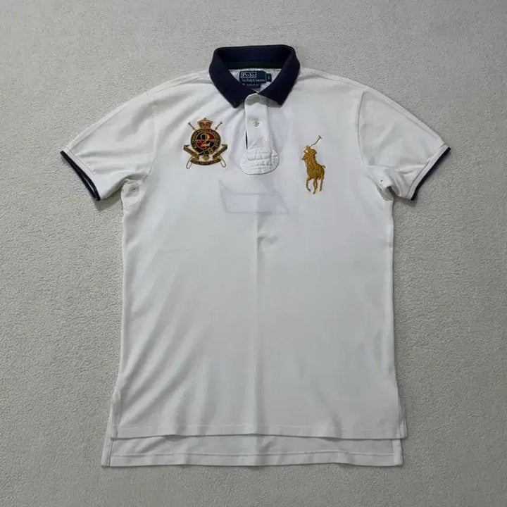 [BUNJANG] Polo Ralph Lauren Chief Keep Big Pony Polo Shirt L White / 폴로 치프키프 빅포니 카라티셔츠 L 100 화이트