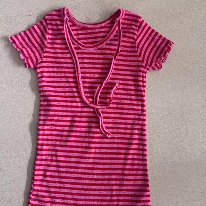 [BUNJANG] Daily Bebe Tight Dress Pink XS / 새상품) 데일리베베 딱붙원피스 빨핑 xs