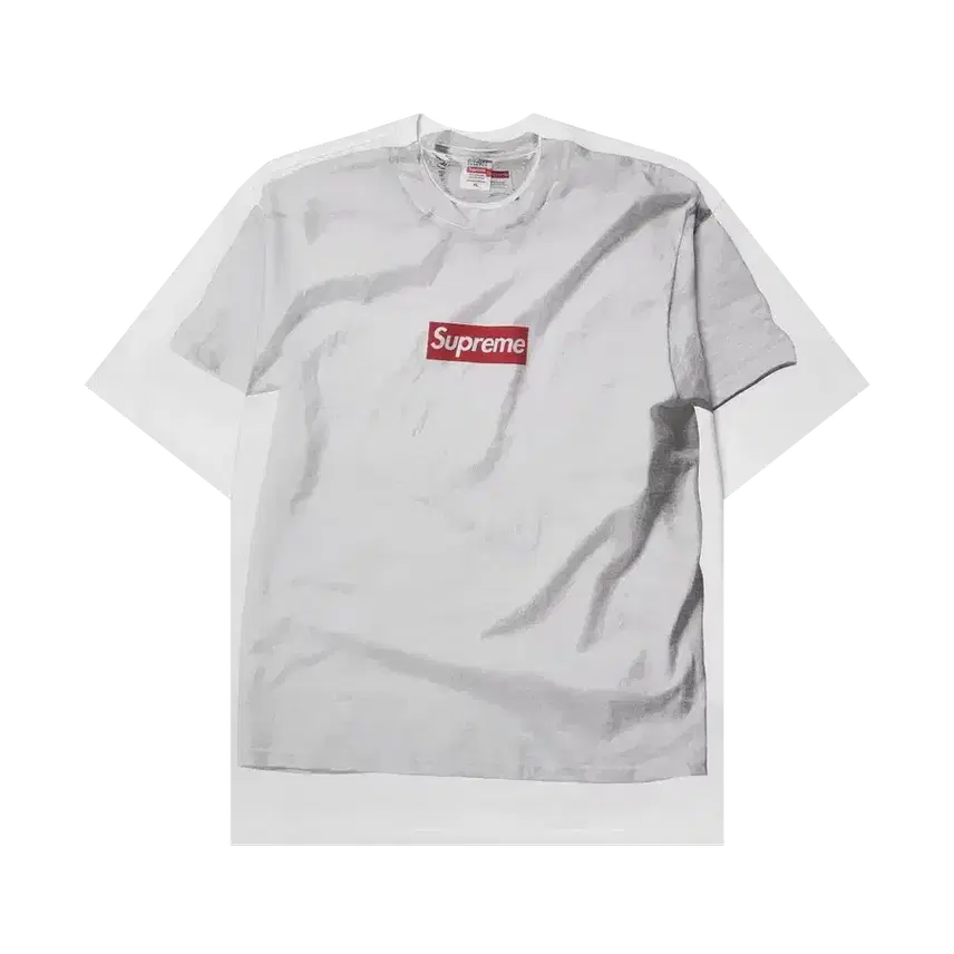 [BUNJANG] Supreme x MM6 Maison Margiela Box Logo T-Shirt White 24SS / 슈프림 x MM6 메종 마르지엘라 박스로고 티셔츠 화이트 - 24SS