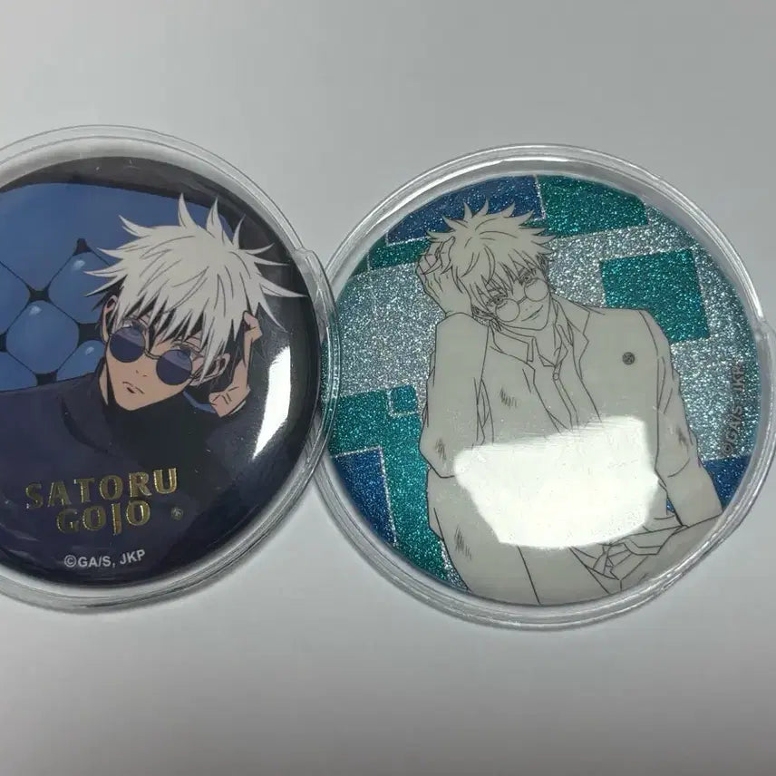 [BUNJANG] Jujutsu Kaisen Satoru Gojo Plaza Can Badge / 주술회전 고죠 사토루 플라자 캔뱃지