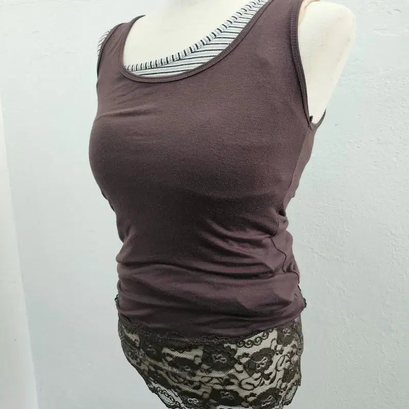 [BUNJANG] Italy Sleeveless Cotton Top Women&
