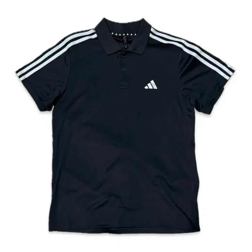 [BUNJANG] Adidas Three-Stripes Polo PK Short-Sleeve T-Shirt / 아디다스 삼선 폴로 PK 카라 반팔 티셔츠