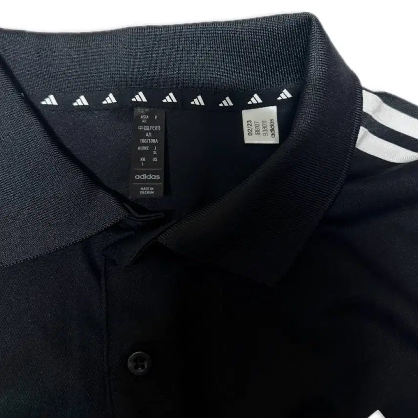 [BUNJANG] Adidas Three-Stripes Polo PK Short-Sleeve T-Shirt / 아디다스 삼선 폴로 PK 카라 반팔 티셔츠