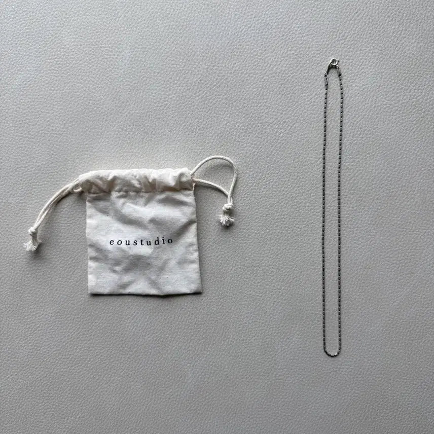 [BUNJANG] Eoustudio Silver Chain Necklace (45cm) / Eoustudio 실버 체인 목걸이(45cm) 인플루언서 우연PICK