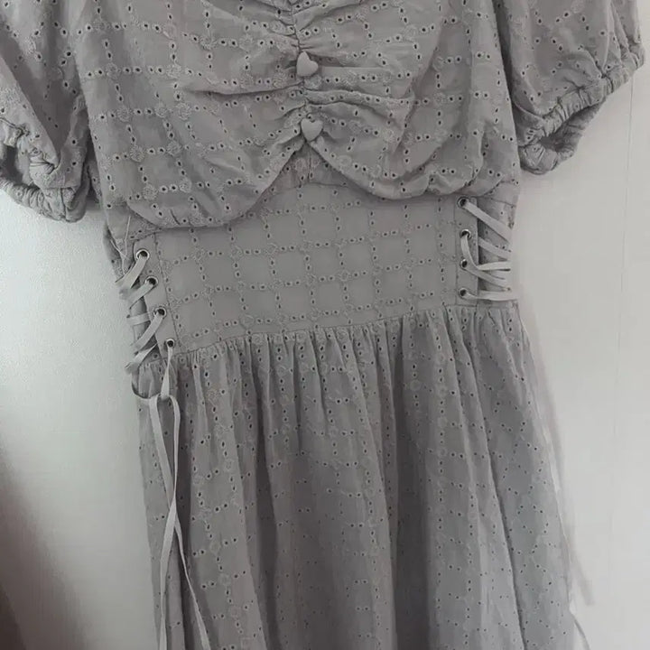[BUNJANG] Pium Lavender Short Sleeve Dress / 피움 스나계 걸리 pium 라벤더 반팔 원피스 교판 교환 판매