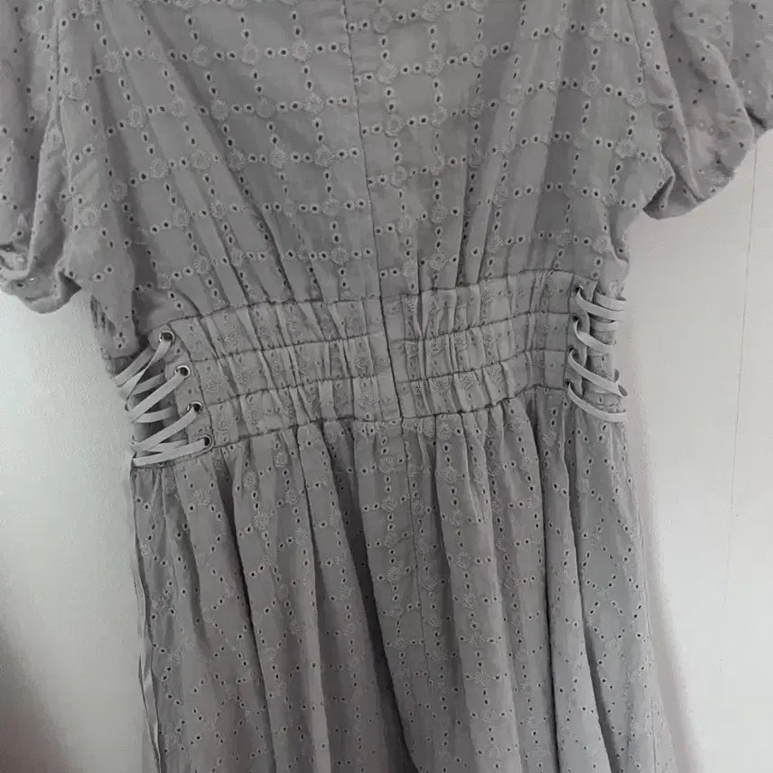 [BUNJANG] Pium Lavender Short Sleeve Dress / 피움 스나계 걸리 pium 라벤더 반팔 원피스 교판 교환 판매