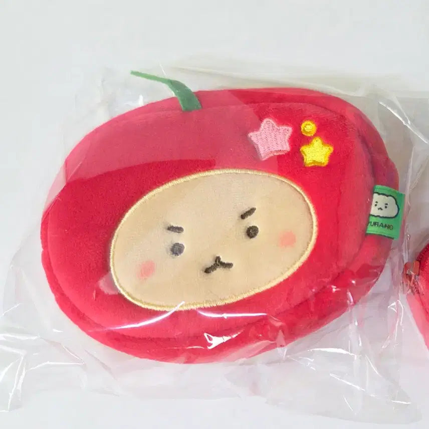 [BUNJANG] Manggeureojin Gom Red Pouch New / 망그러진곰 레드파우치 새상품