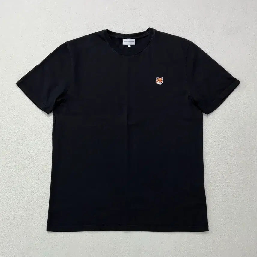 [BUNJANG] Maison Kitsuné Fox Head Patch Regular T-Shirt Black XXL / 메종 키츠네 폭스 헤드패치 레귤러 티셔츠 블랙 XXL