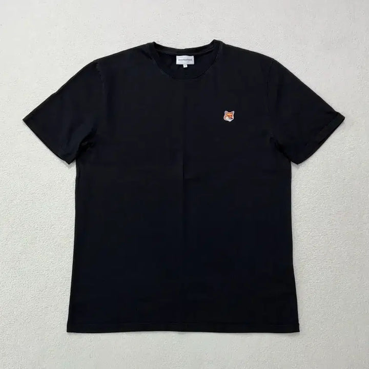 [BUNJANG] Maison Kitsuné Fox Head Patch Regular T-Shirt Black XXL / 메종 키츠네 폭스 헤드패치 레귤러 티셔츠 블랙 XXL