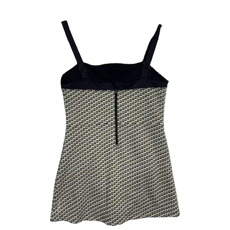 [BUNJANG] Coralique Floral Sleeveless Mini Dress Swimsuit / 코랄리크 잔꽃 나시 미니 원피스 수영복 [XXS]