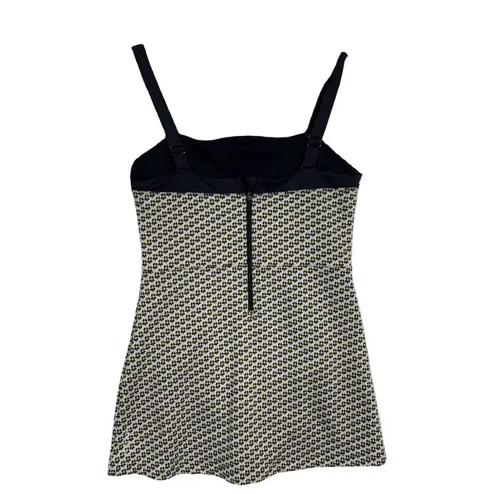 [BUNJANG] Coralique Floral Sleeveless Mini Dress Swimsuit / 코랄리크 잔꽃 나시 미니 원피스 수영복 [XXS]