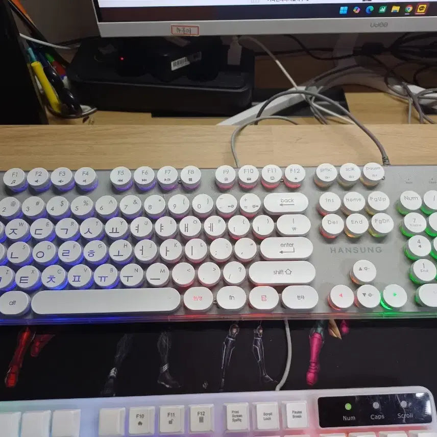 [BUNJANG] Hansung Mechanical Keyboard Retro Design / 키보드