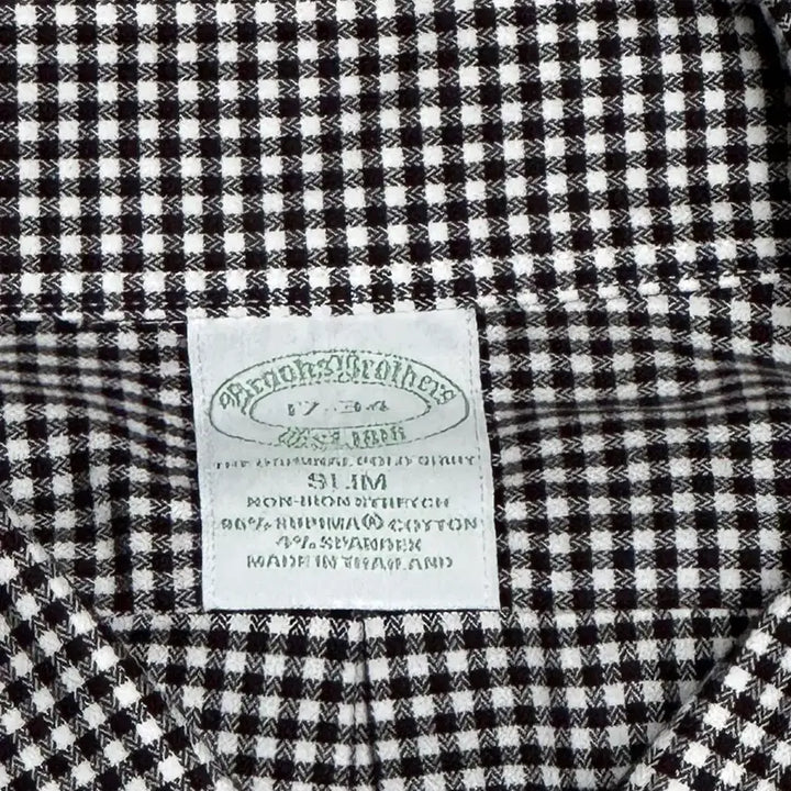 [BUNJANG] Brooks Brothers Slim Fit Check Shirt Brown XL / 브룩스브라더스 슬림핏 체크셔츠 브라운 xl사이즈감