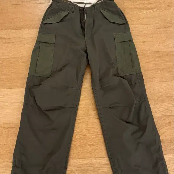 [BUNJANG] nanamica Wide Cargo Pants Khaki / 나나미카 와이드 카고 (카키)