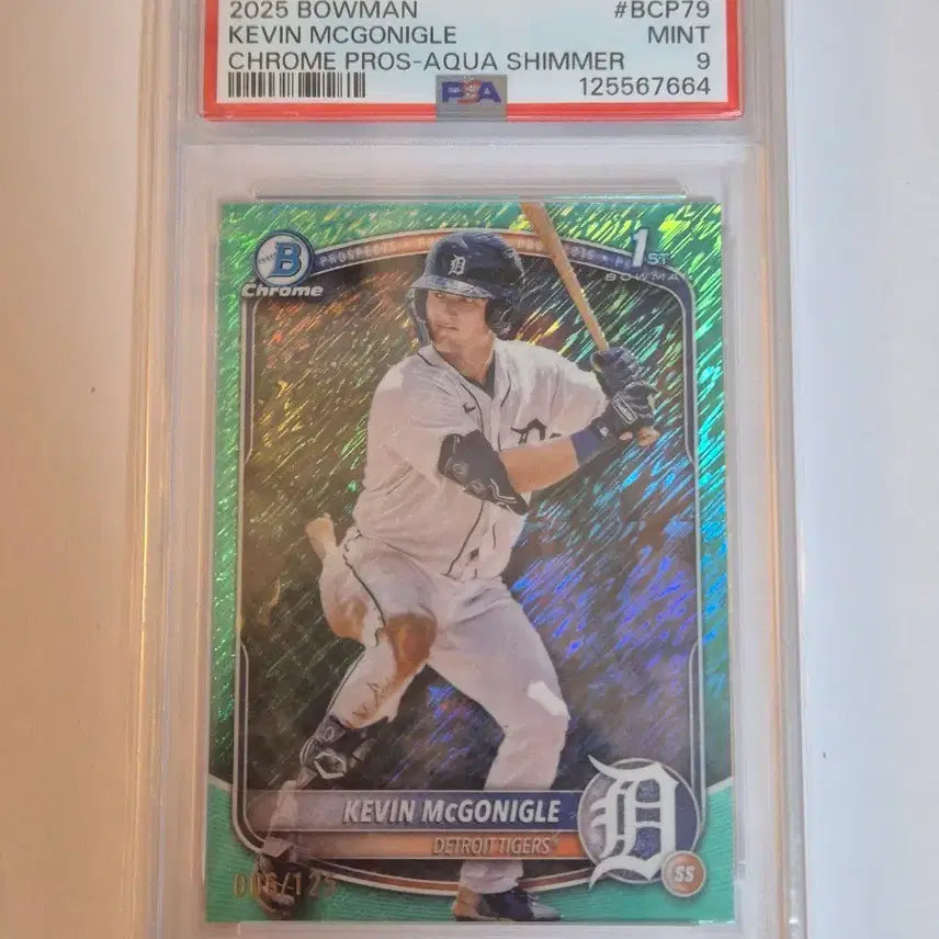 [BUNJANG] MLB Detroit Tigers Kevin McGonigle 125 Limited PSA 9 Graded Card / MLB 카드 디트로이트 케빈 맥고니글 125한정 psa9