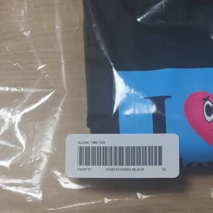 [BUNJANG] Supreme 2026 SS Alone Time T-Shirt Black XL / 슈프림 26SS 얼론 타임 티셔츠 블랙 XL 새상품