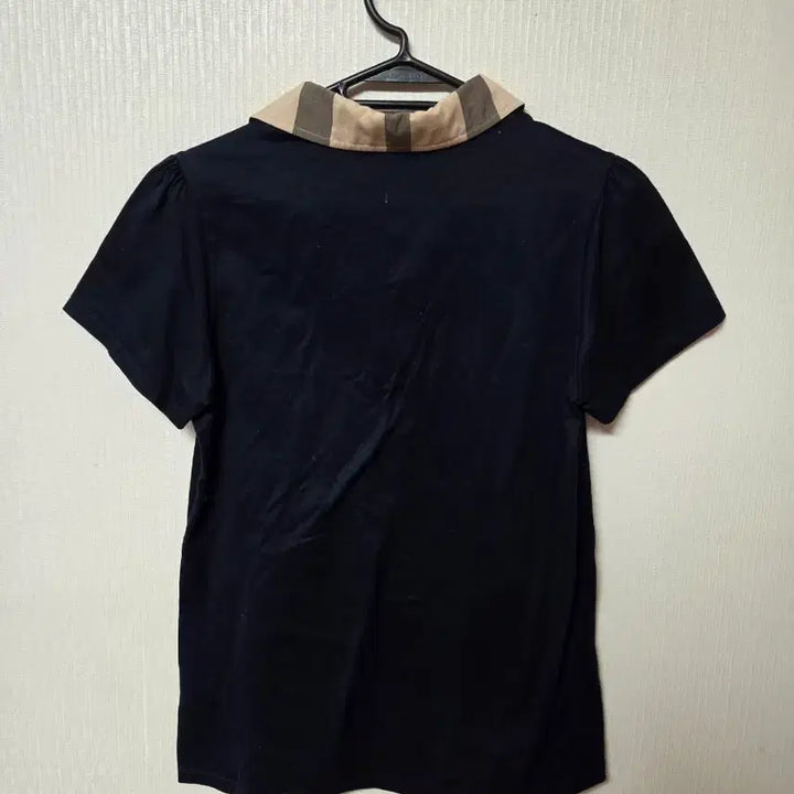 [BUNJANG] Daks Check Collar Short Sleeve Polo Shirt / 닥스 체크 카라 반팔 카라티 165