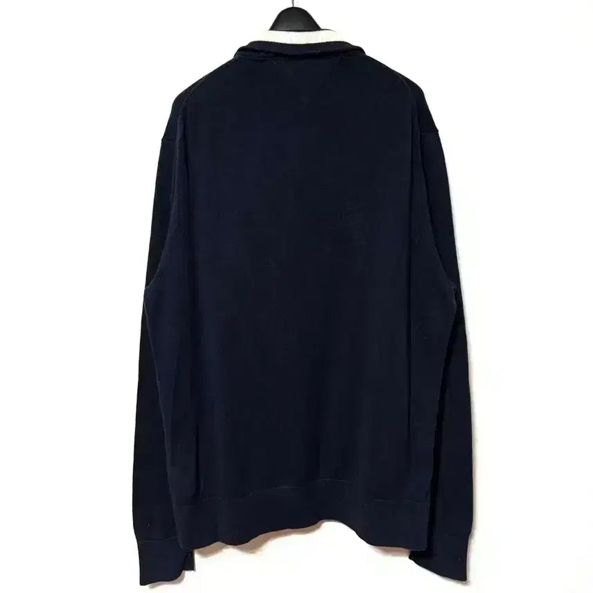 [BUNJANG] Tommy Hilfiger Half-Button Knit Sweater / [L,100]타미힐피거 하프버튼 니트 반단추 곤색