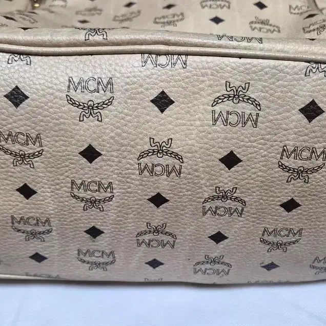 [BUNJANG] MCM Visetos Backpack Medium Beige / mcm백팩