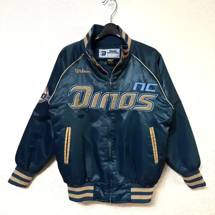[BUNJANG] Wilson NC Dinos Varsity Zip-Up Jacket / [XS,85]윌슨 NC 다이노스 바시티 집업 자켓 스타디움